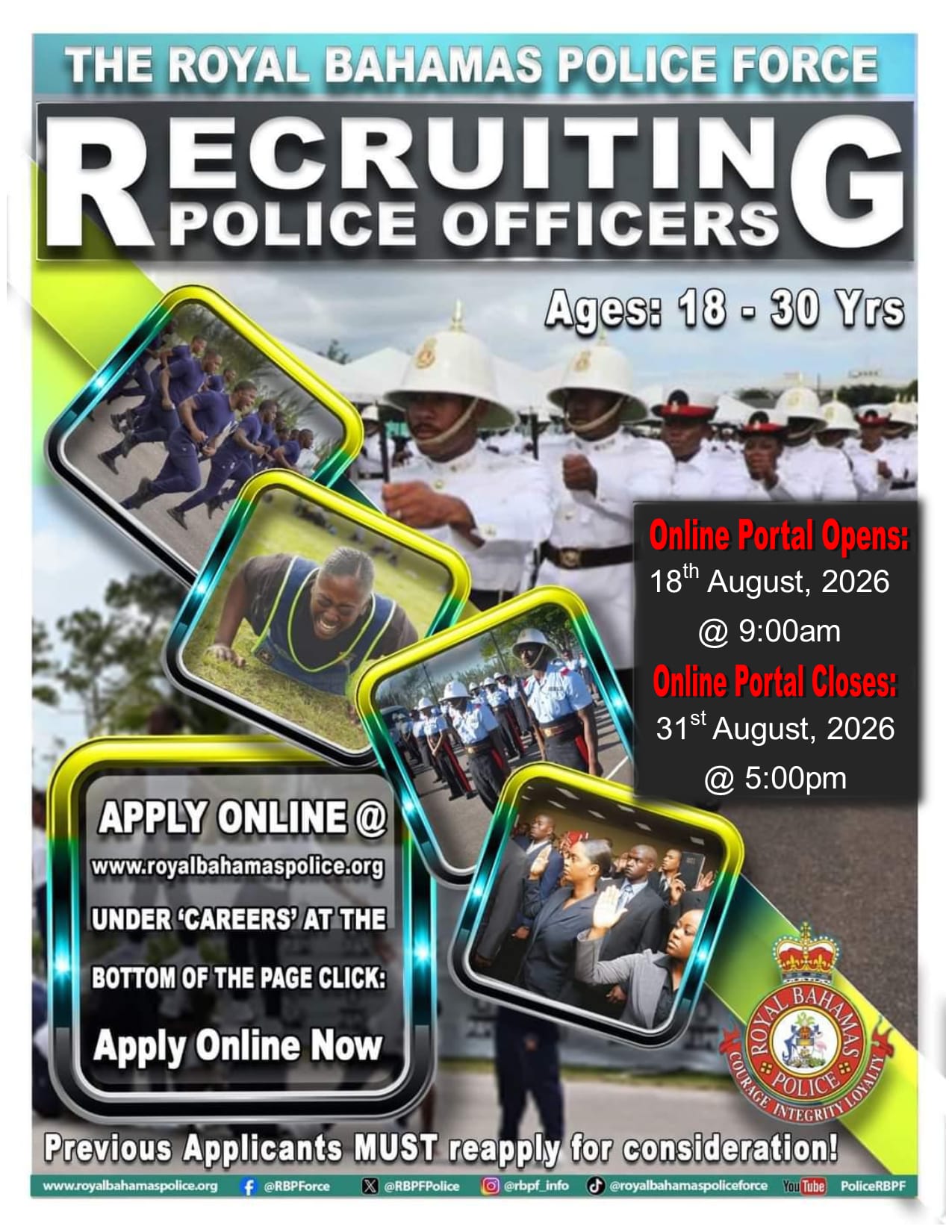 Royal Bahamas Police Force Police Recruitment 2026